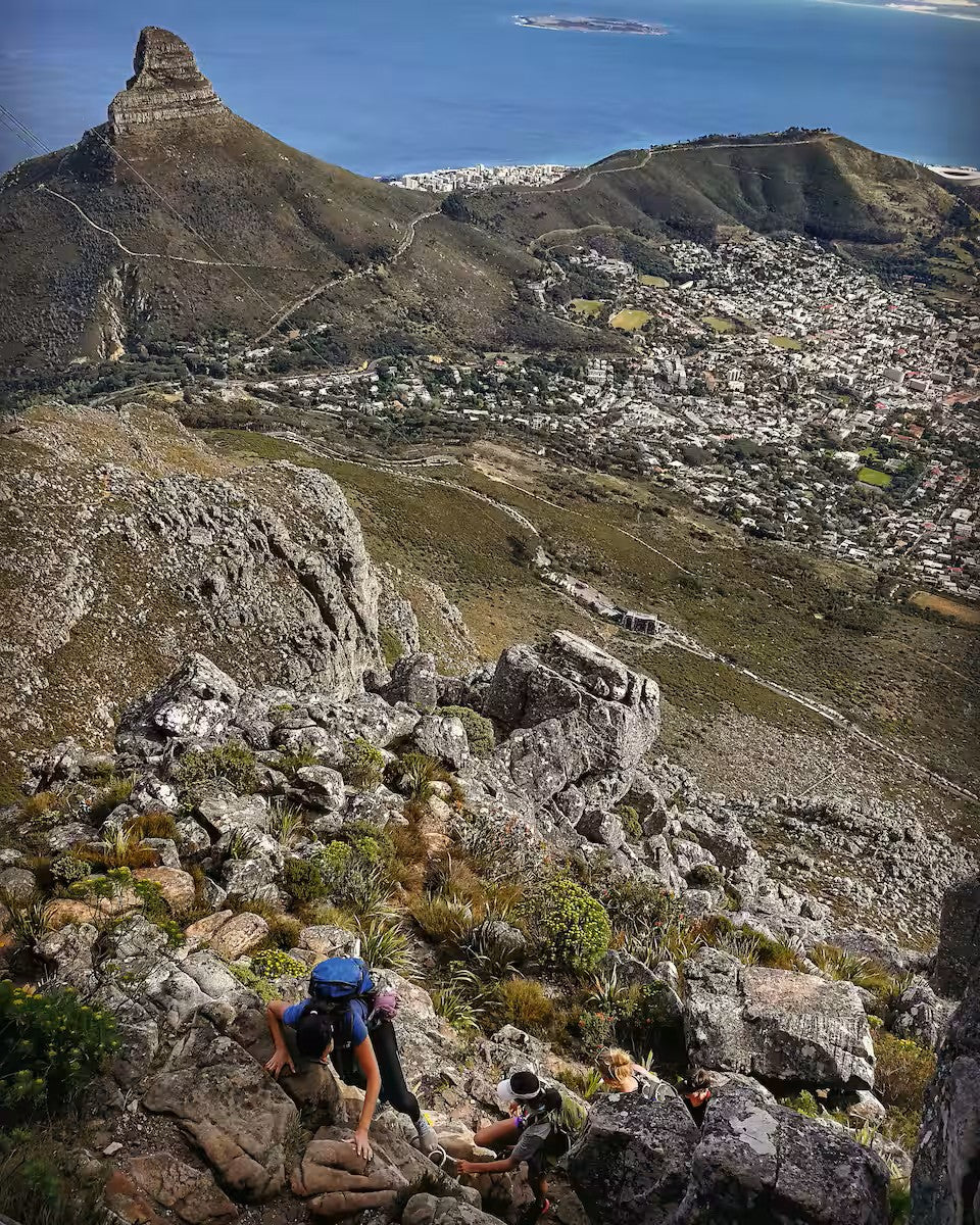 Hike Table Mountain and descend by cable car