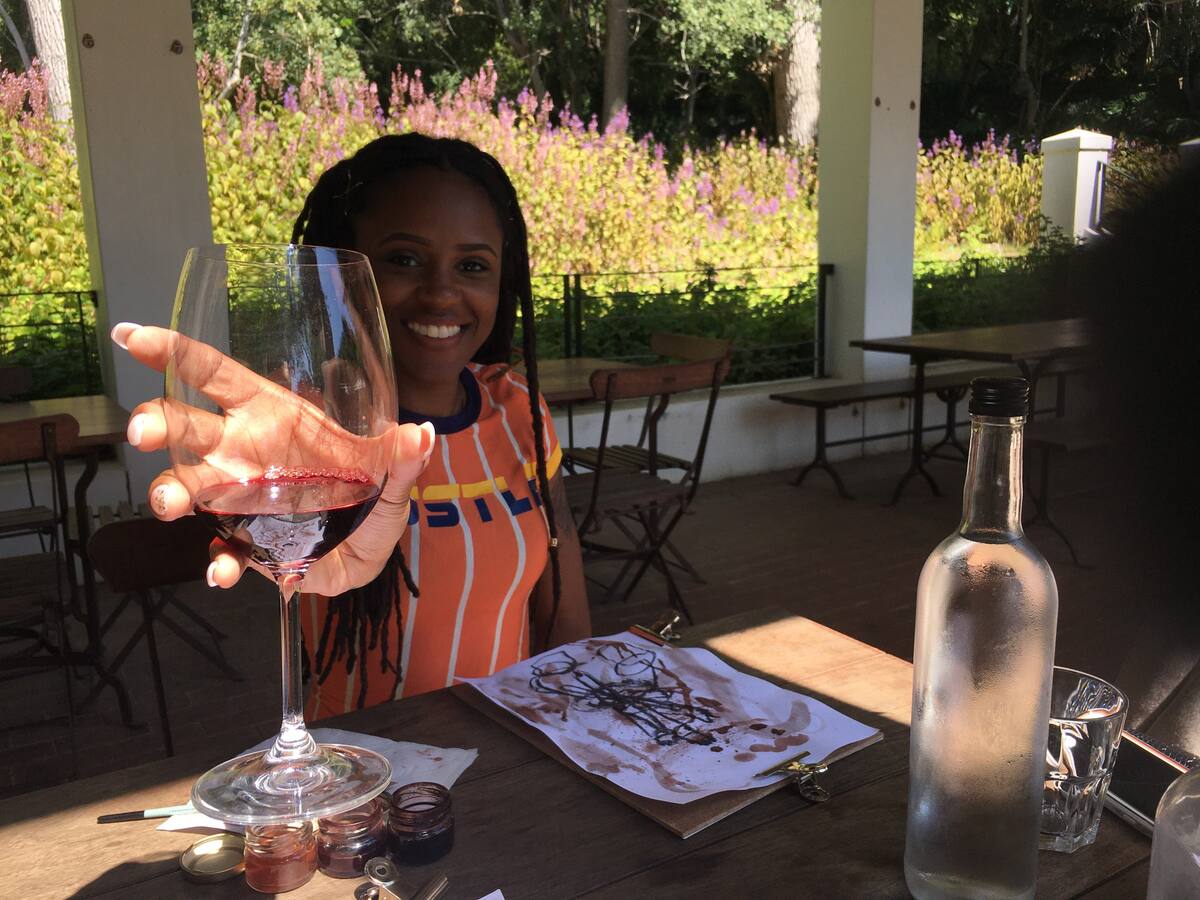 Paint with Red Wine in Johannesburg