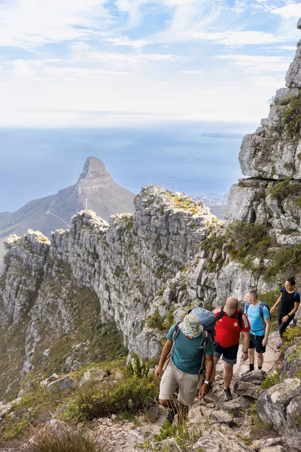 Hike Table Mountain and descend by cable car