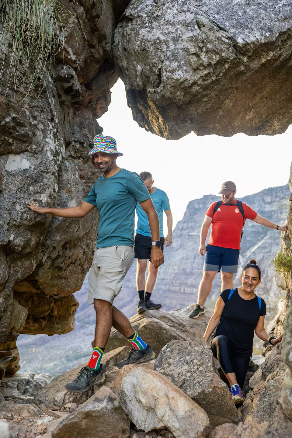 Hike Table Mountain and descend by cable car