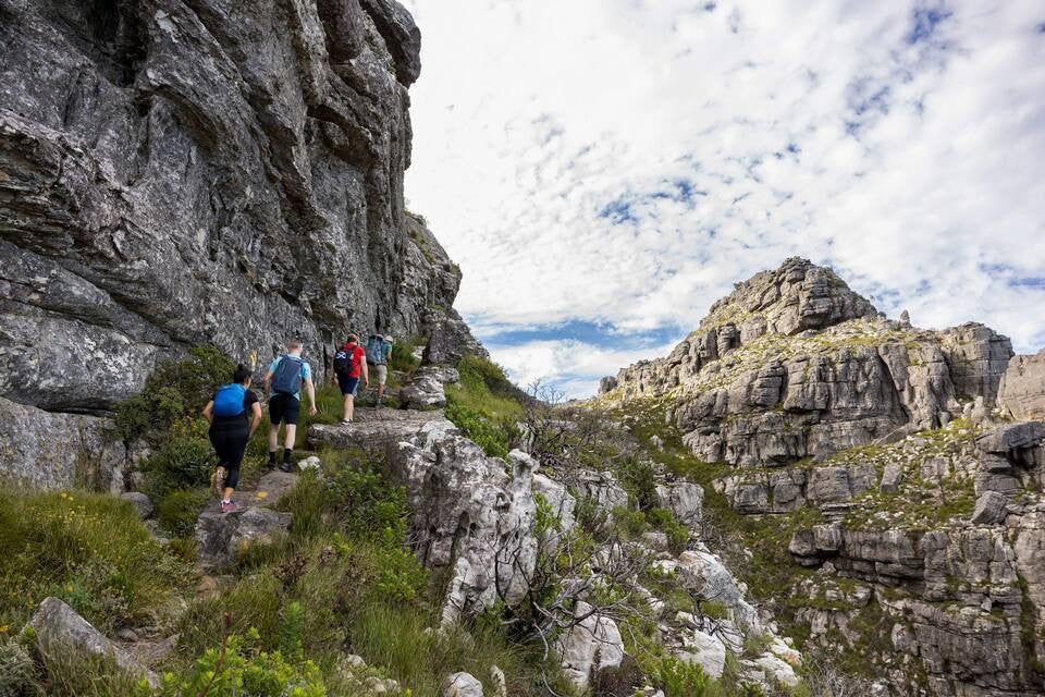 Hike Table Mountain and descend by cable car