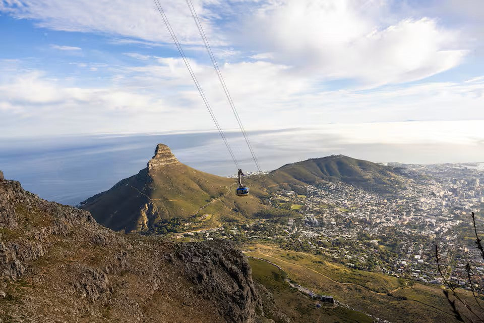 Hike Table Mountain and descend by cable car