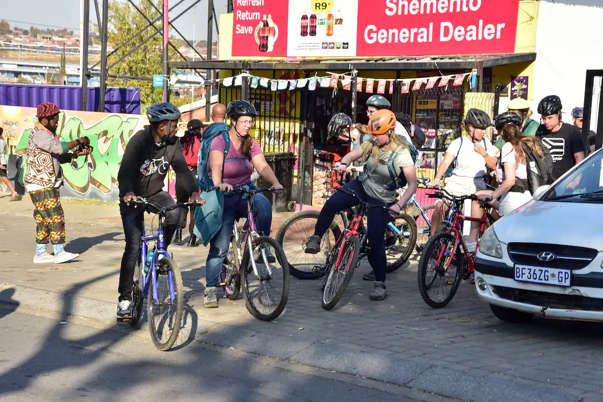 Ride through Soweto's historic streets