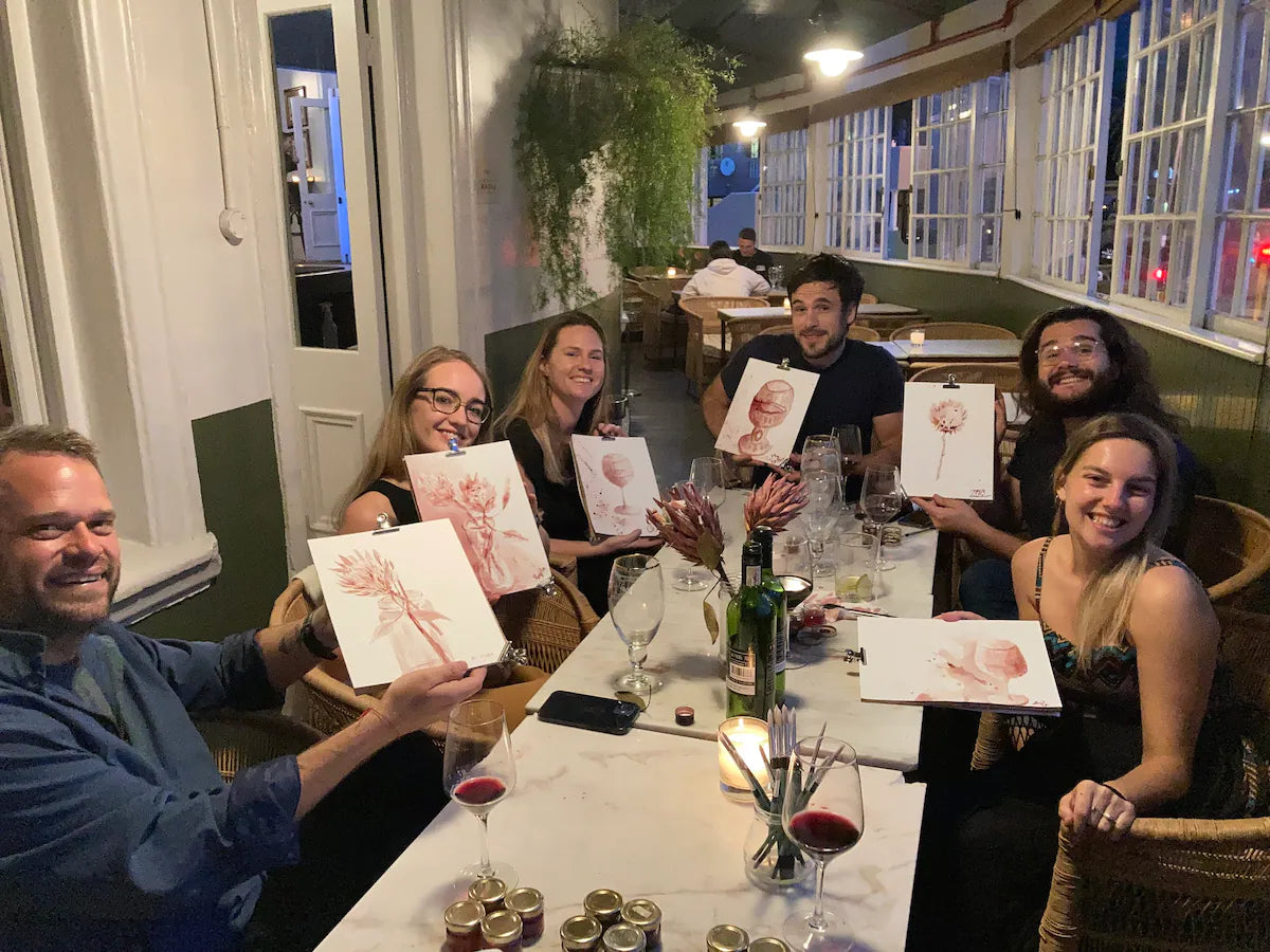 Paint with Red Wine in Johannesburg