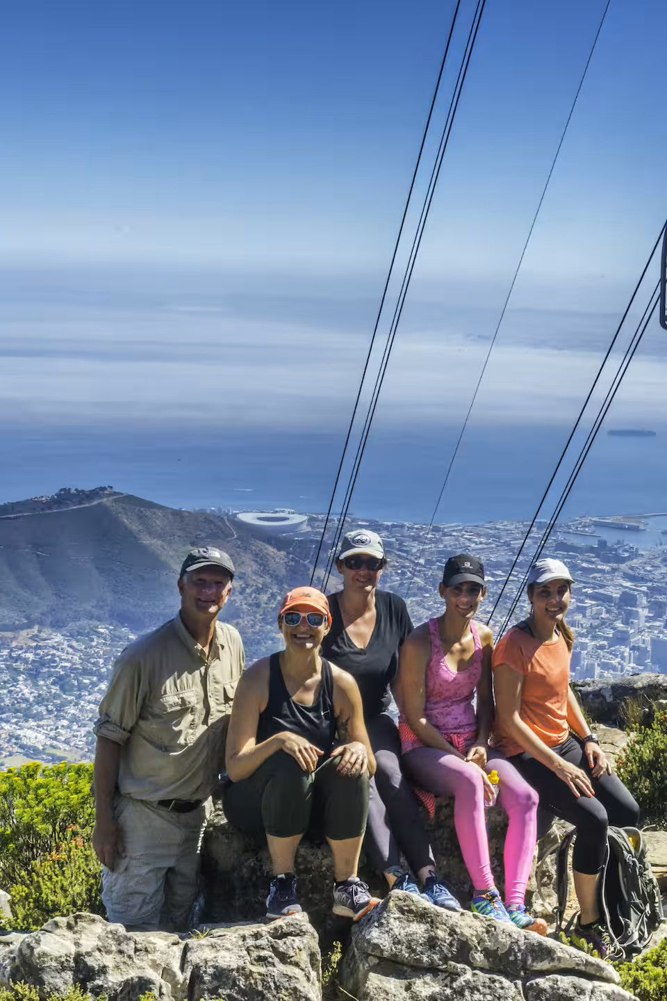Hike Table Mountain and descend by cable car