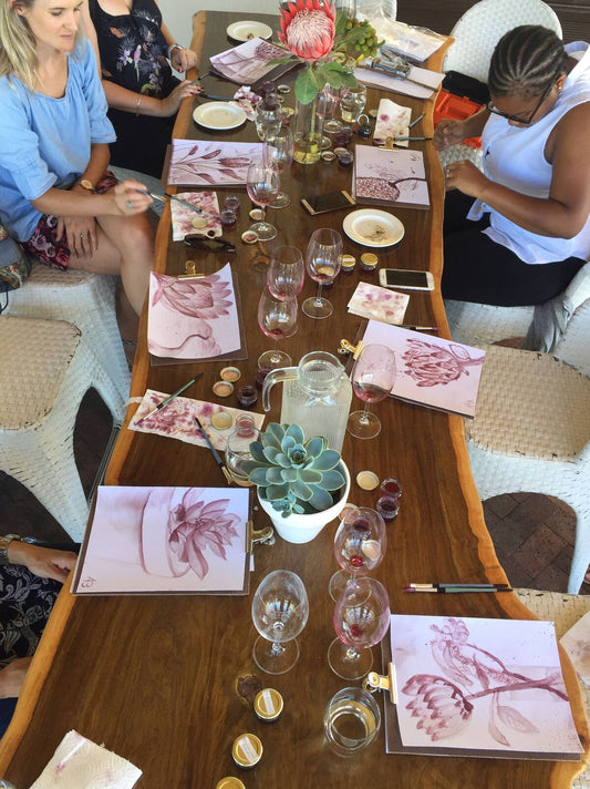 Paint with Red Wine in Johannesburg