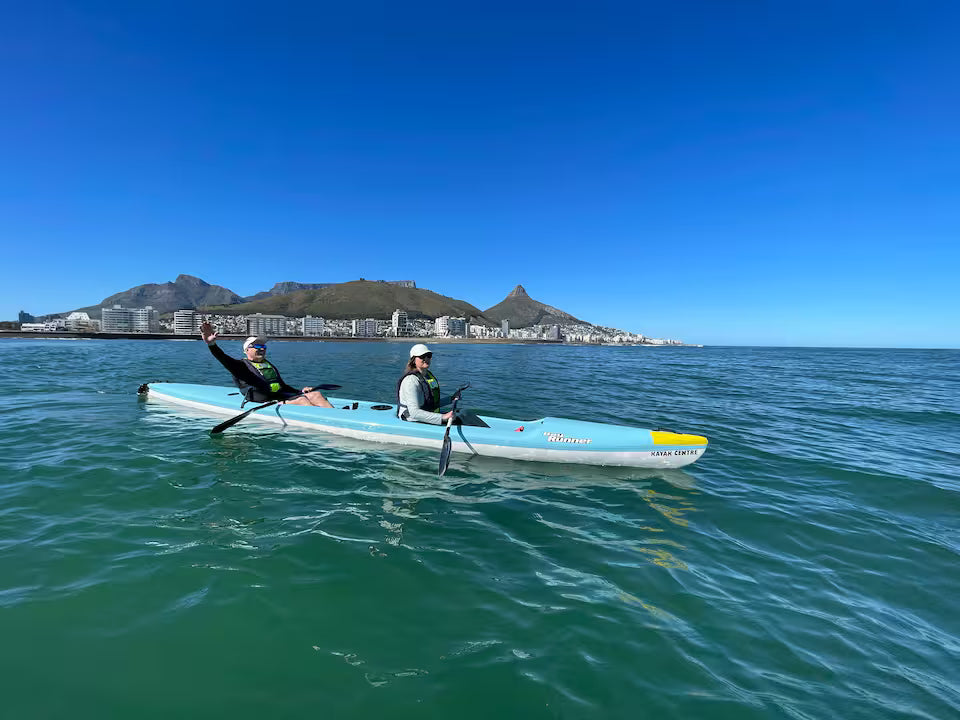 Kayak with dolphins in the heart of Cape Town